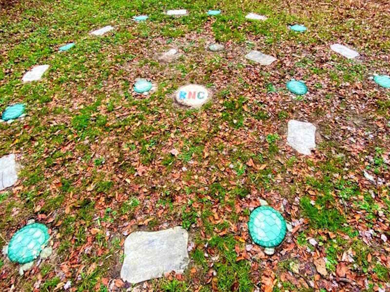 Turtle Stepping Stones & Mosaic